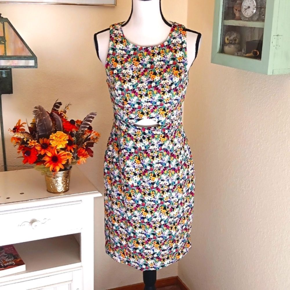NWT I Heart Ronson Textured Sheath Dress